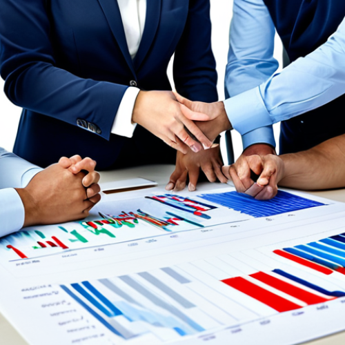 **

A diverse team of international business professionals in appropriate attire, collaborating around a table covered with data charts and graphs in a modern office setting, illustrating global market analysis and strategy. Focus on teamwork and data-driven decisions. safe for work, appropriate content, fully clothed, professional, perfect anatomy, correct proportions, natural pose, well-formed hands, proper finger count, natural body proportions, high quality.

**